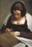 Diego Velazquez The Needlewoman (unfinished) (df01) oil painting on canvas